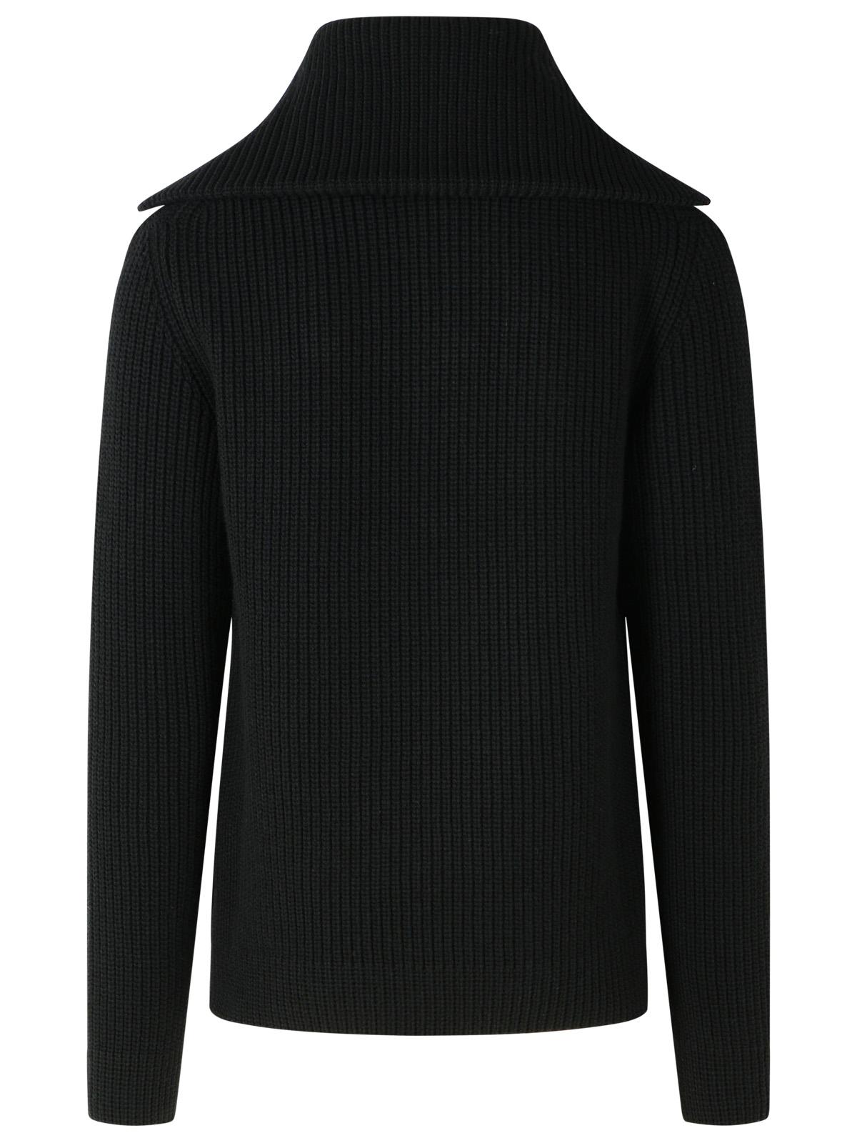 Dolce & Gabbana Black Virgin Wool Sweater Men