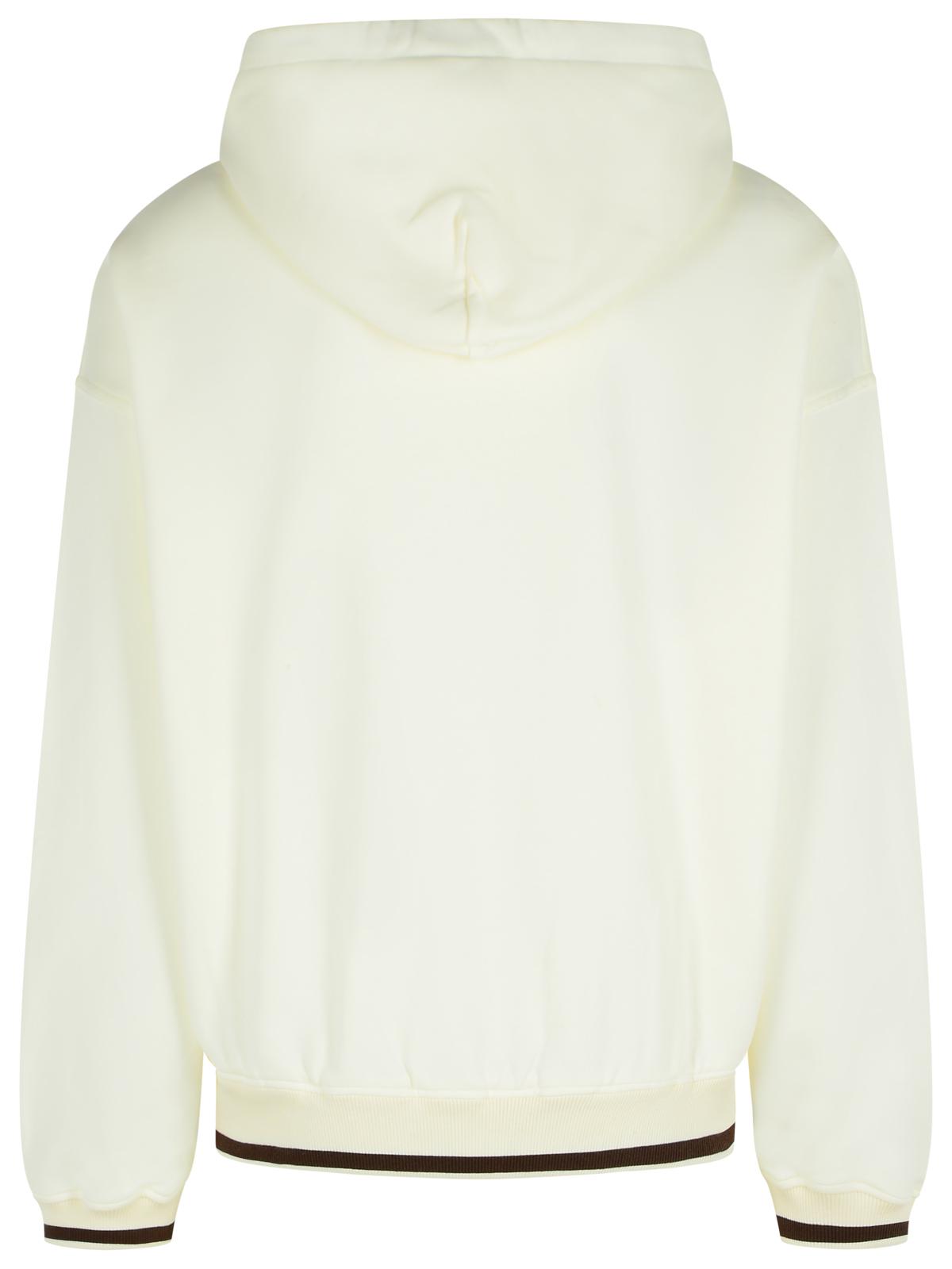 Dolce & Gabbana Ivory Cotton Sweatshirt Men