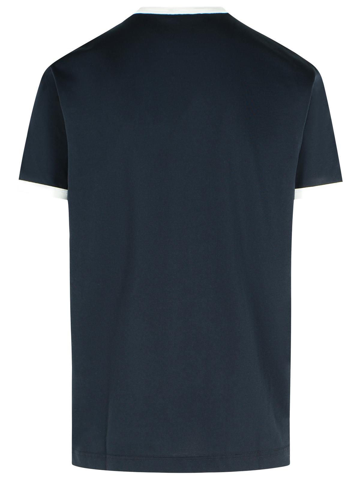 Dolce & Gabbana Navy Cotton T-Shirt Men