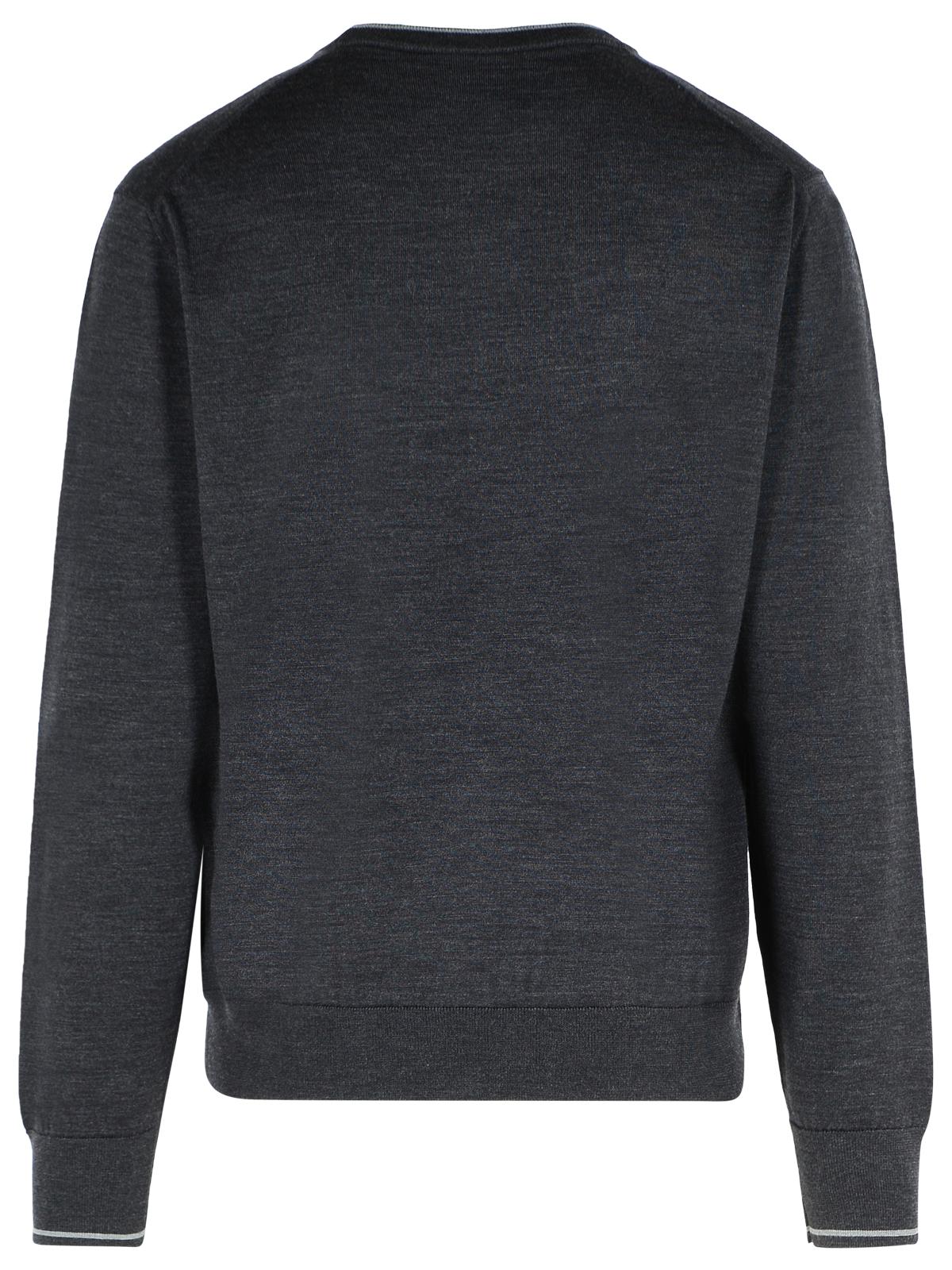 Dolce & Gabbana Grey Virgin Wool Sweater Men
