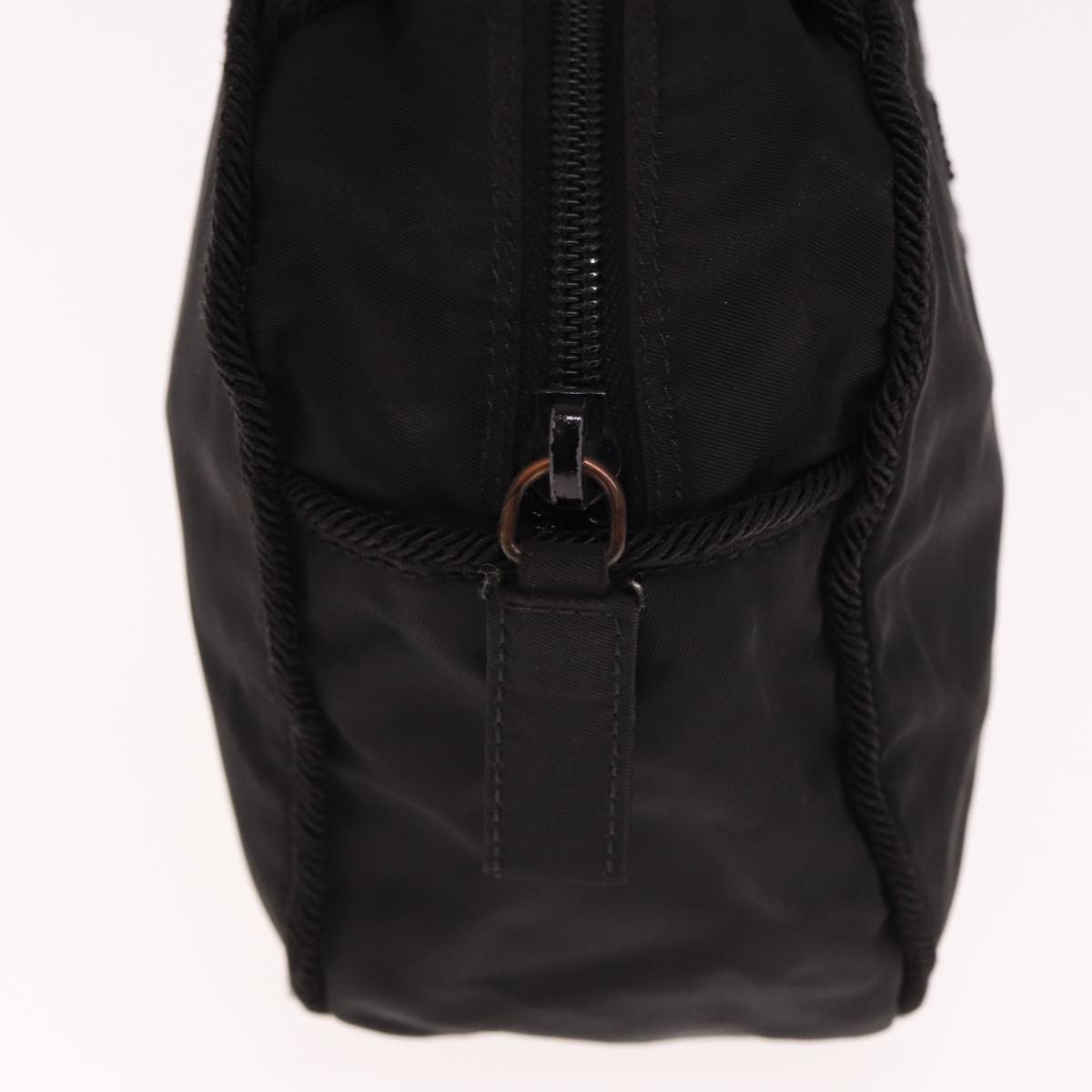 PRADA Hand Bag Nylon Black 77077