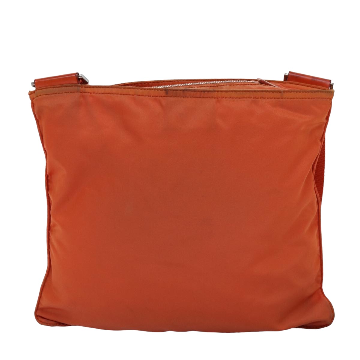 PRADA Shoulder Bag Nylon Orange 77079