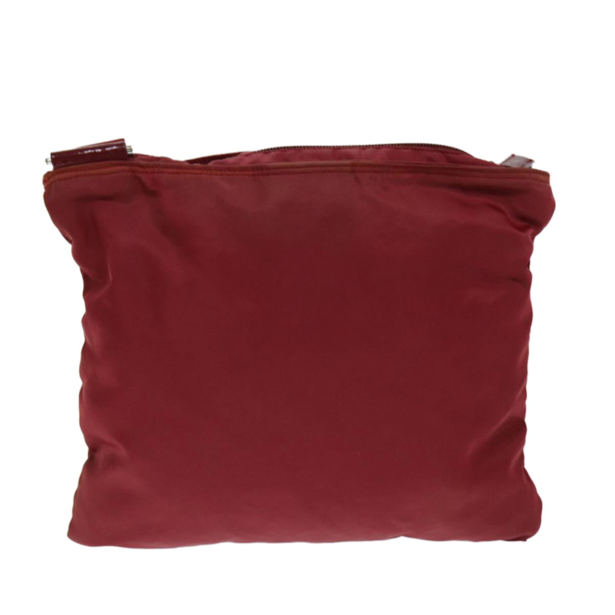 PRADA Shoulder Bag Nylon Red 77080