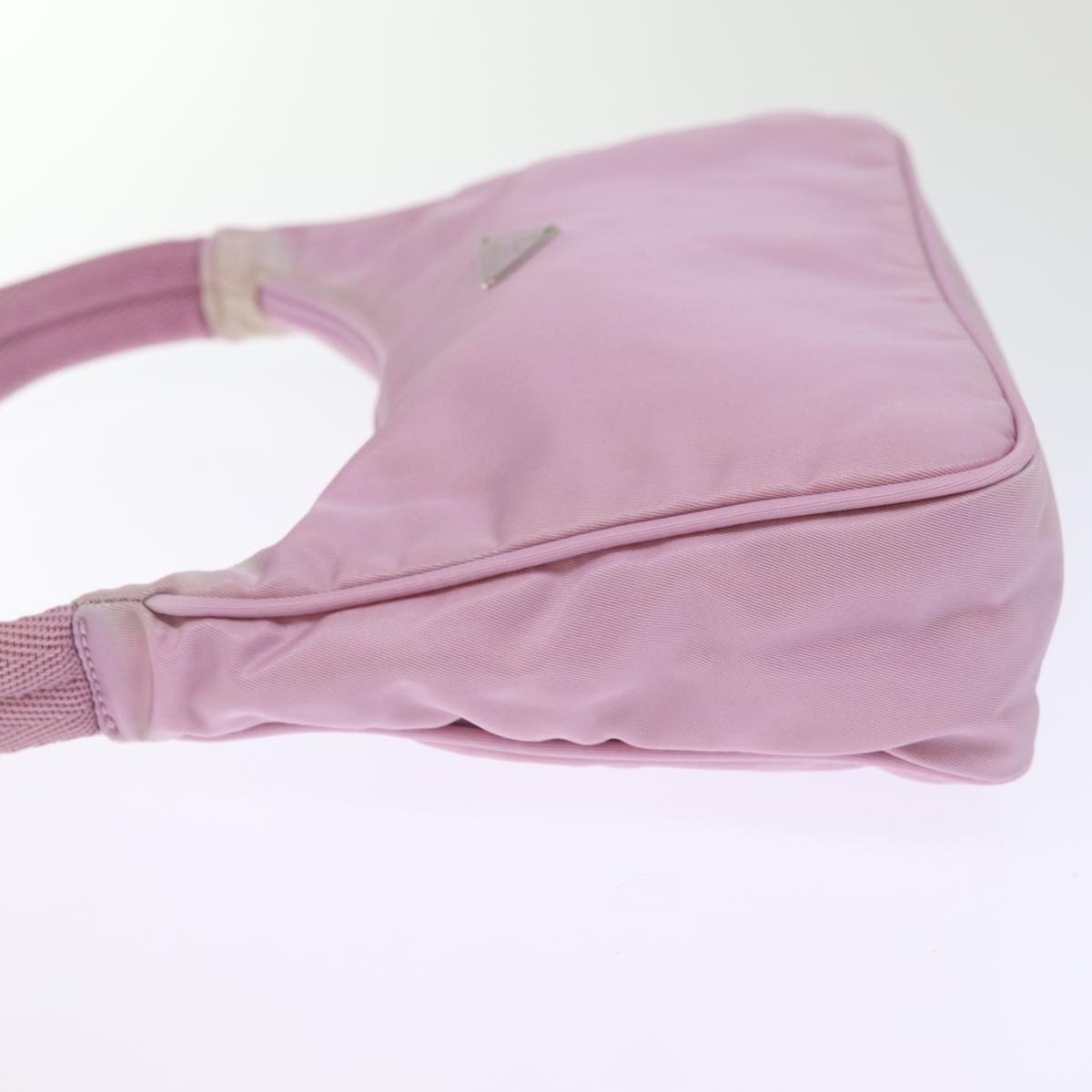 PRADA Pouch Nylon Pink 77203