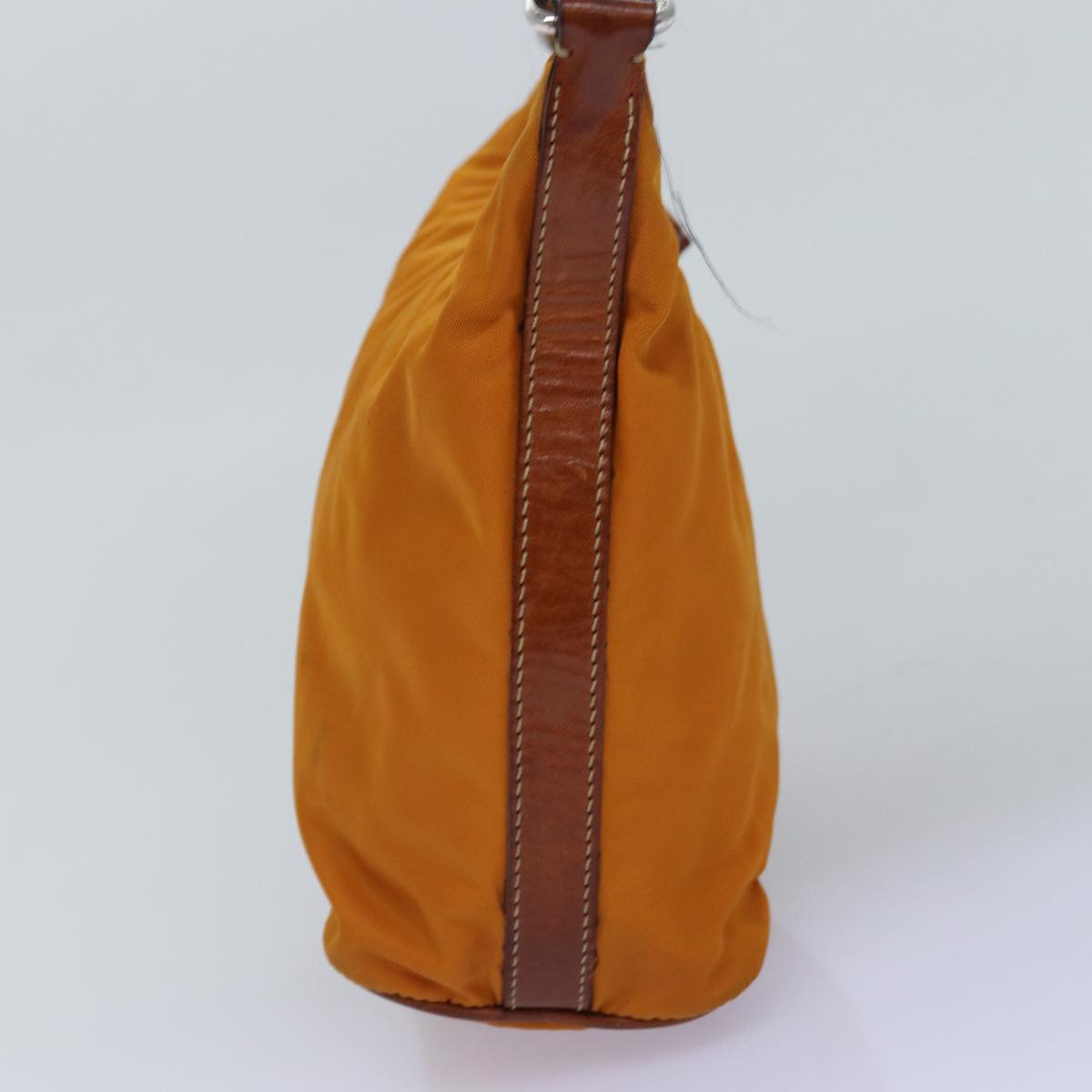 PRADA Shoulder Bag Nylon Orange 77204