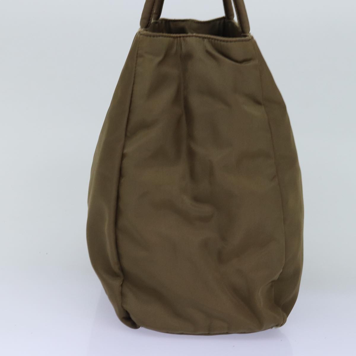 PRADA Tote Bag Nylon Khaki 77208