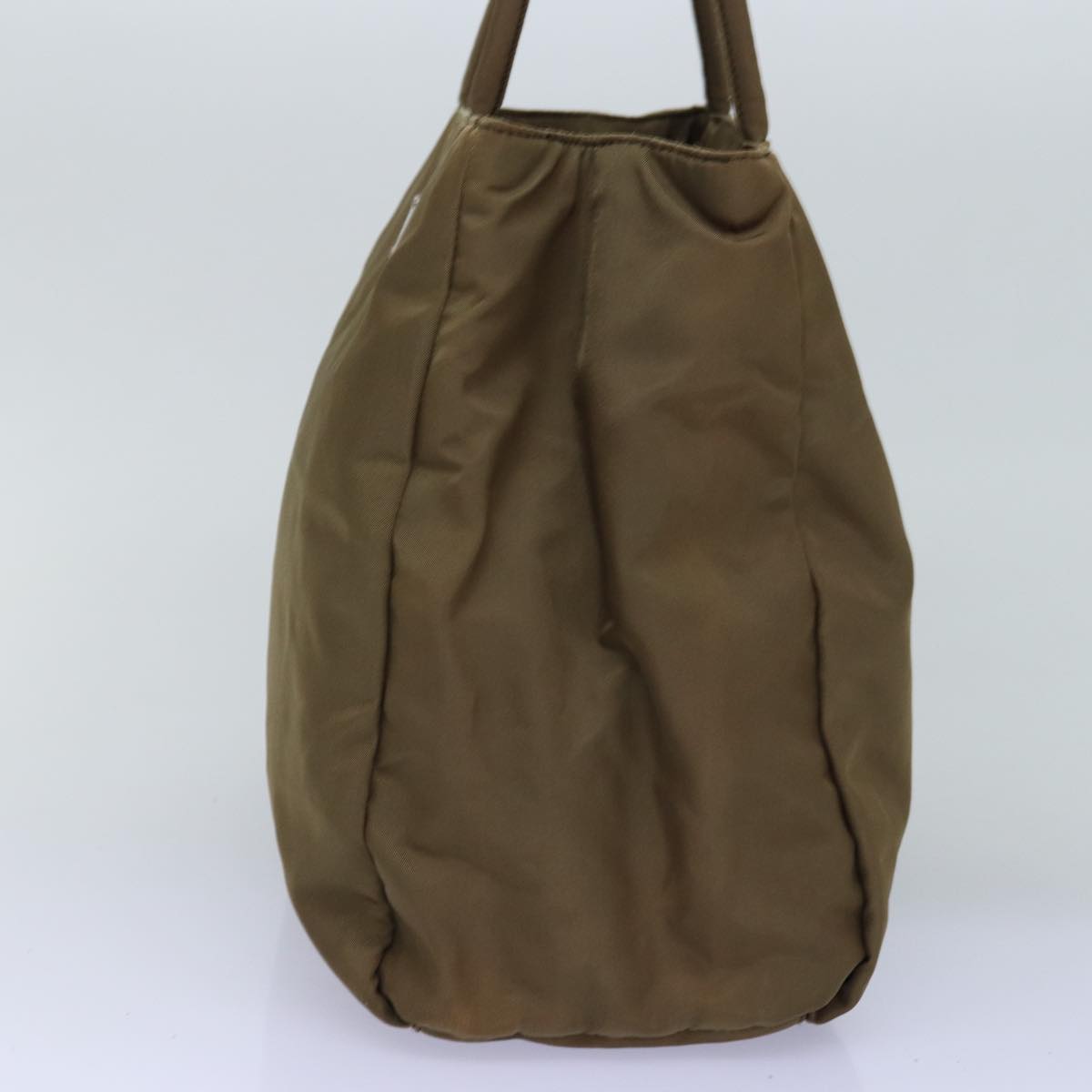 PRADA Tote Bag Nylon Khaki 77208