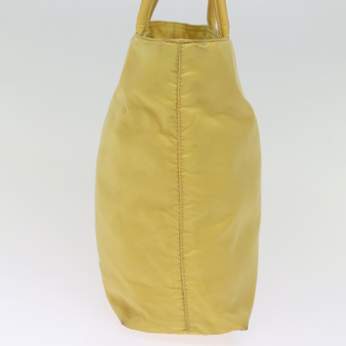 PRADA Shoulder Bag Nylon Yellow 77230