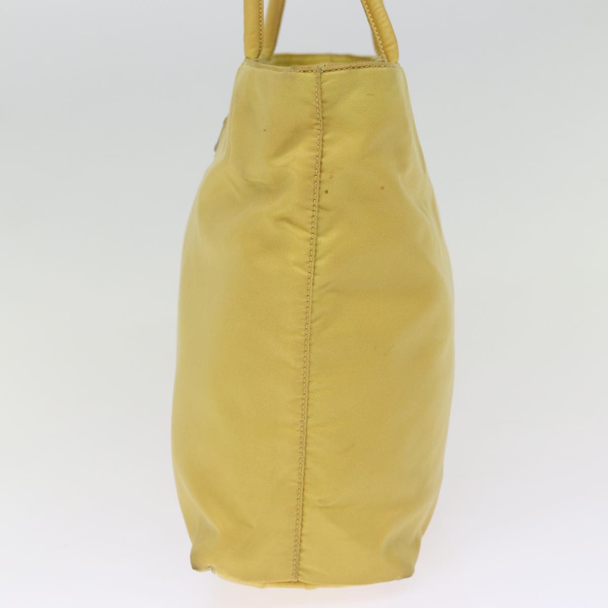 PRADA Shoulder Bag Nylon Yellow 77230