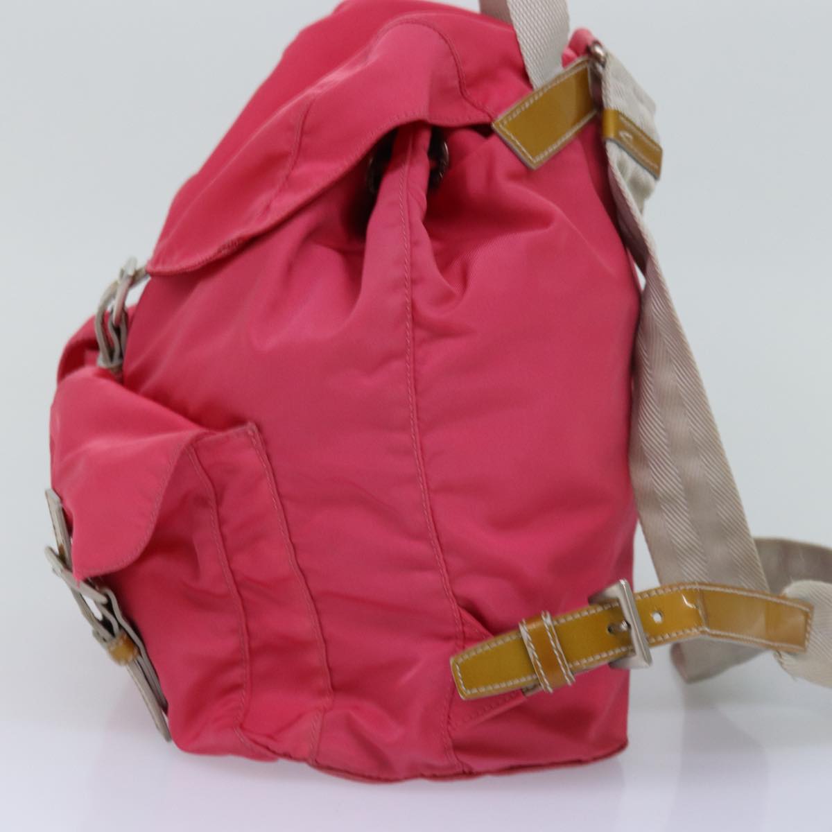 PRADA Backpack Nylon Pink 77236