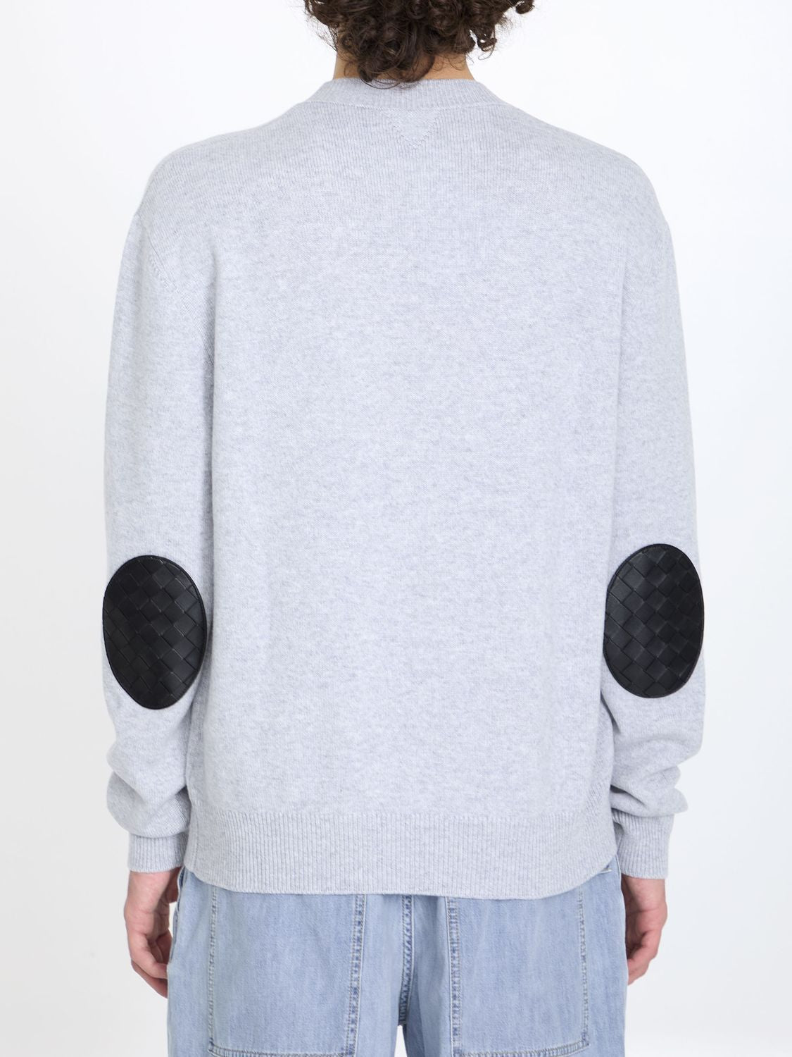 BOTTEGA VENETA Melange Stretch Cashmere Blend Sweater for Men