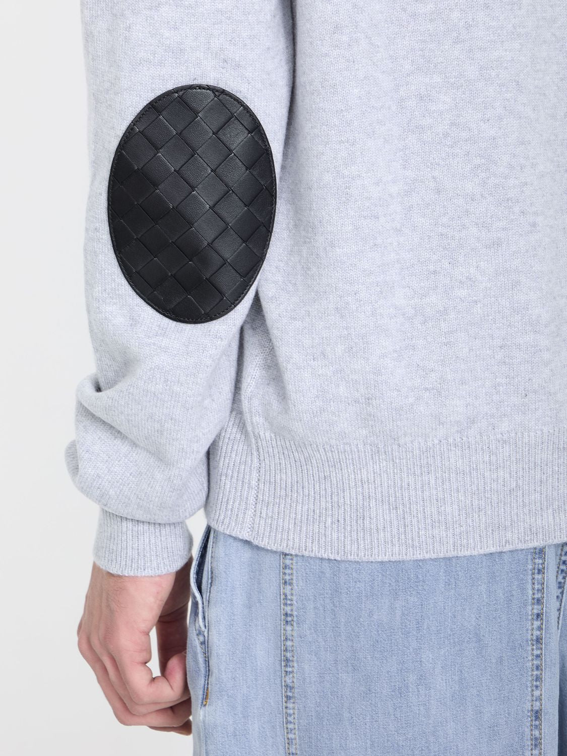 BOTTEGA VENETA Melange Stretch Cashmere Blend Sweater for Men
