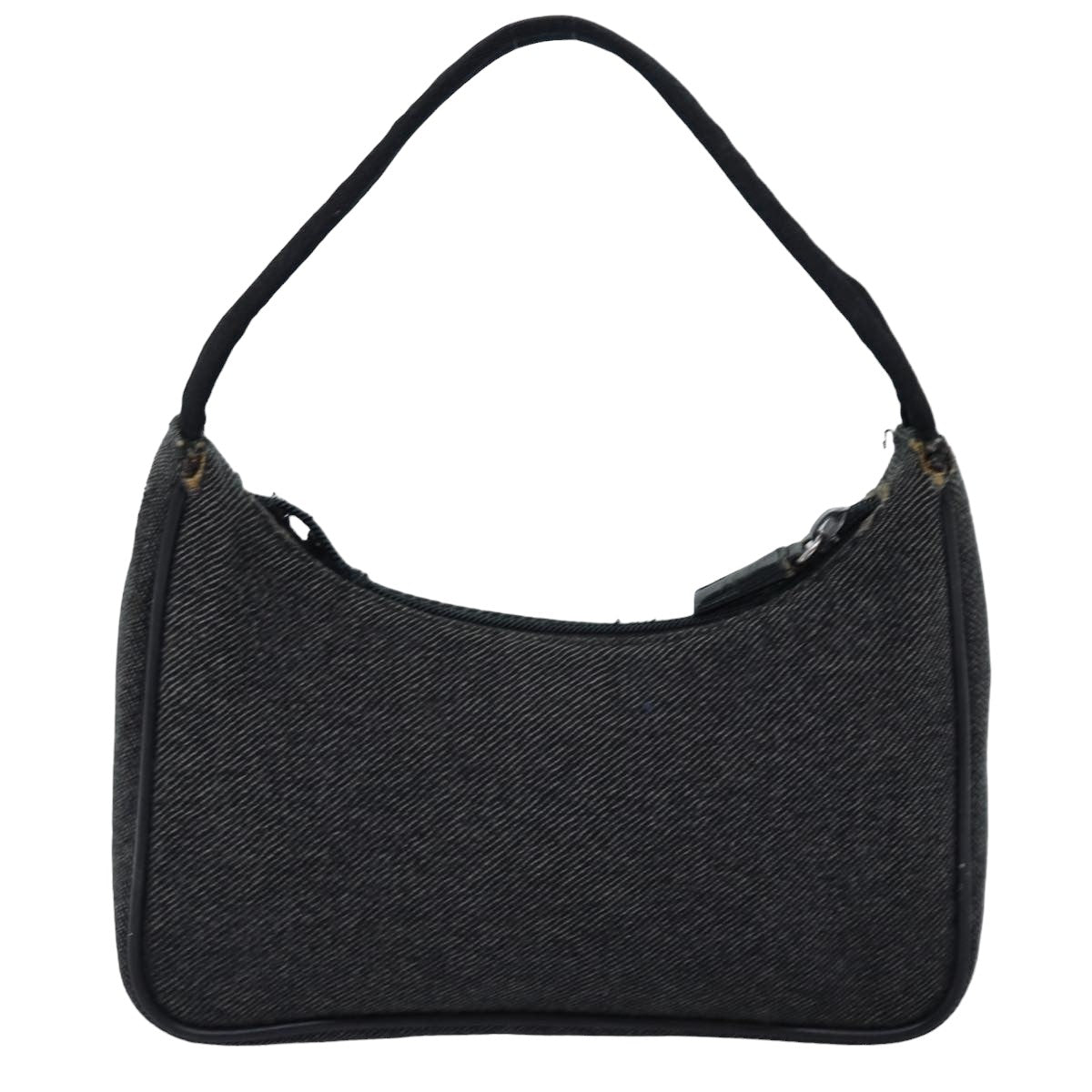 PRADA Sports Hand Bag Canvas Gray 77242