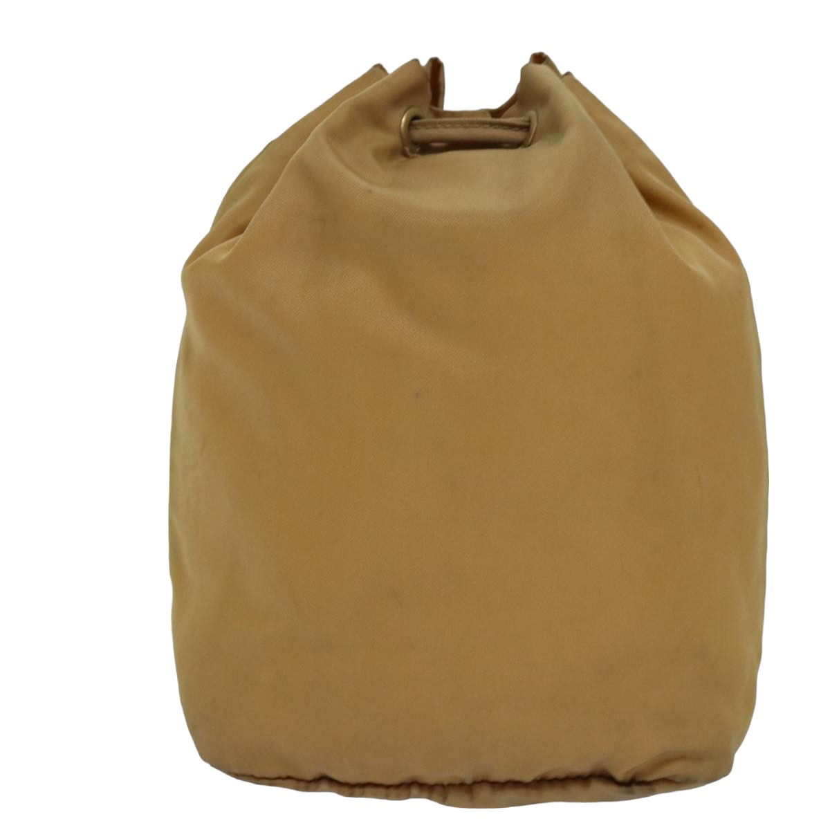 PRADA Pouch Nylon Beige 77278