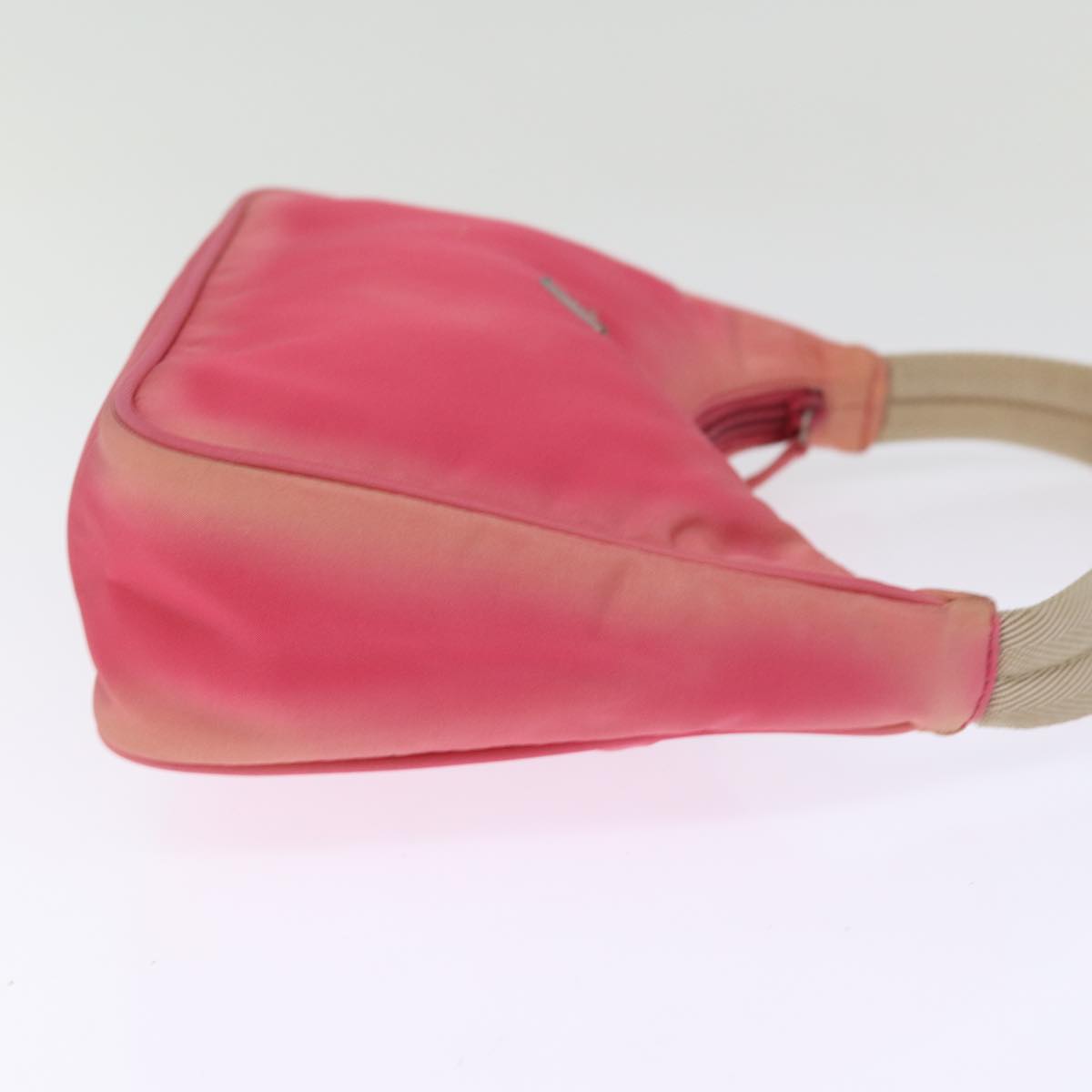 PRADA Hand Bag Nylon Pink 77341