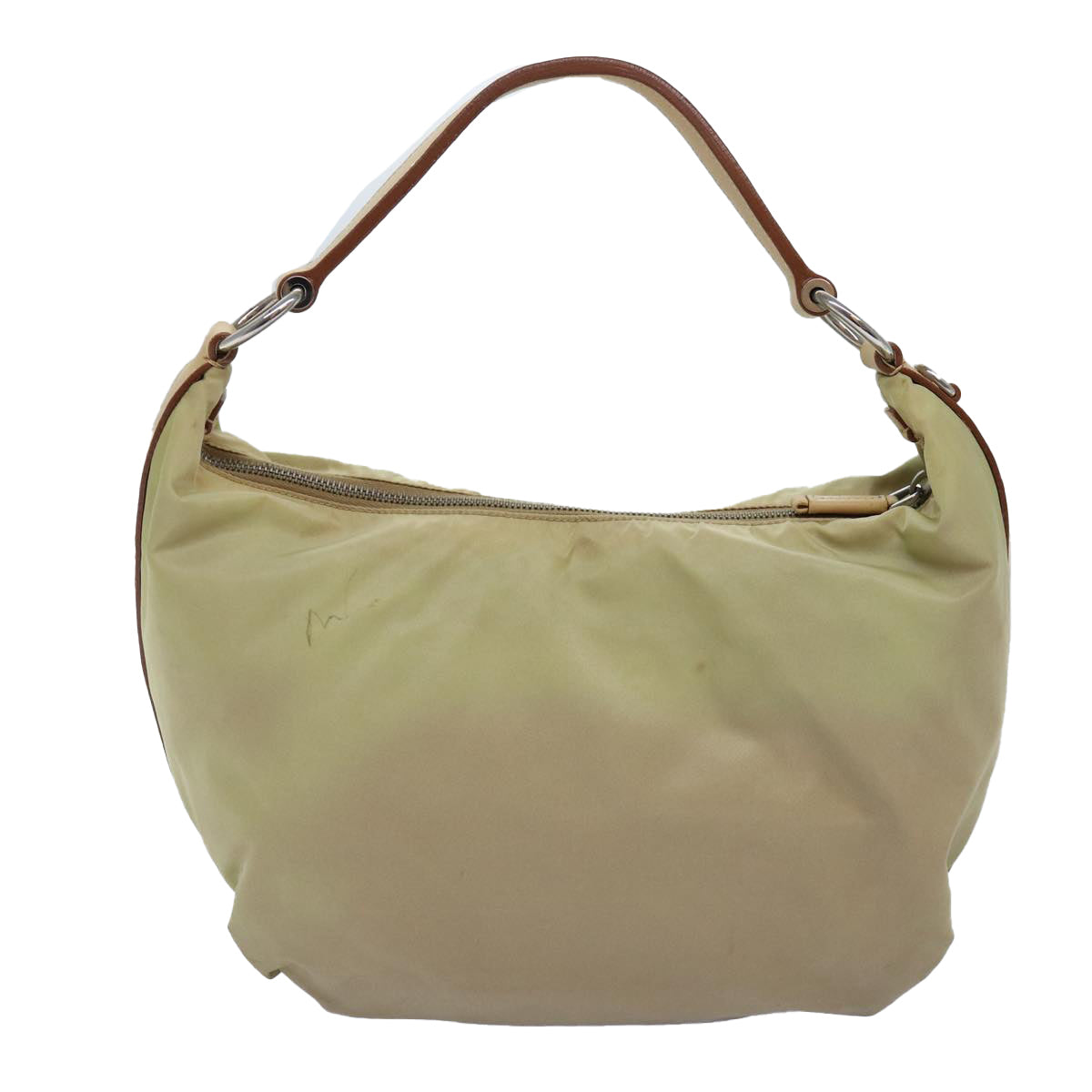 PRADA Shoulder Bag Nylon Beige 77348