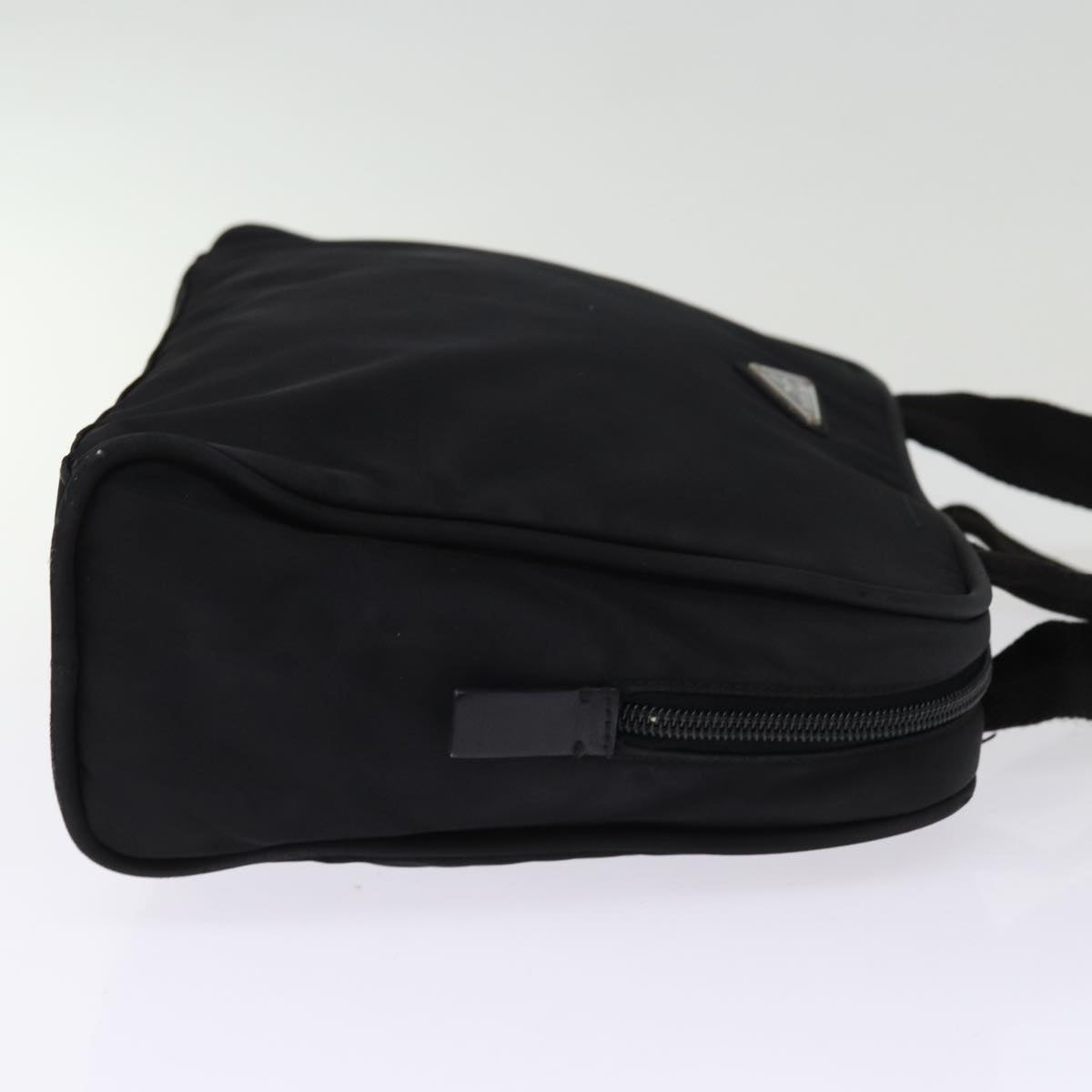 PRADA Hand Bag Nylon Black 77349