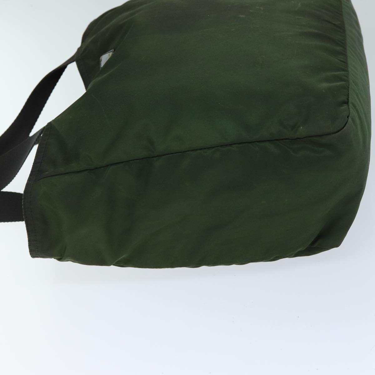 PRADA Tote Bag Nylon Khaki 77353