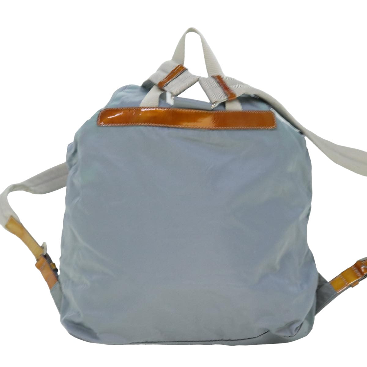 PRADA Backpack Nylon Blue 77354
