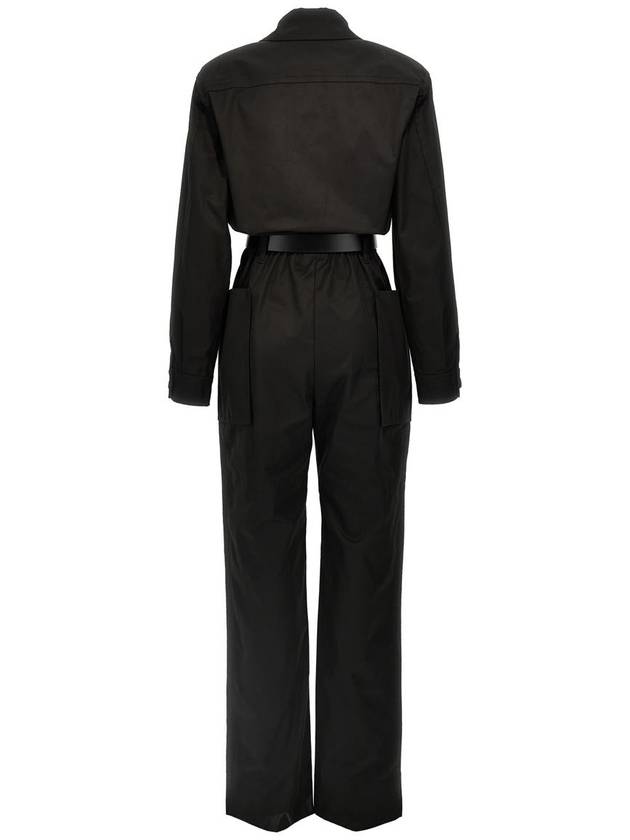 Saint Laurent long sleeve belted jumpsuit 785813Y9I26_1000