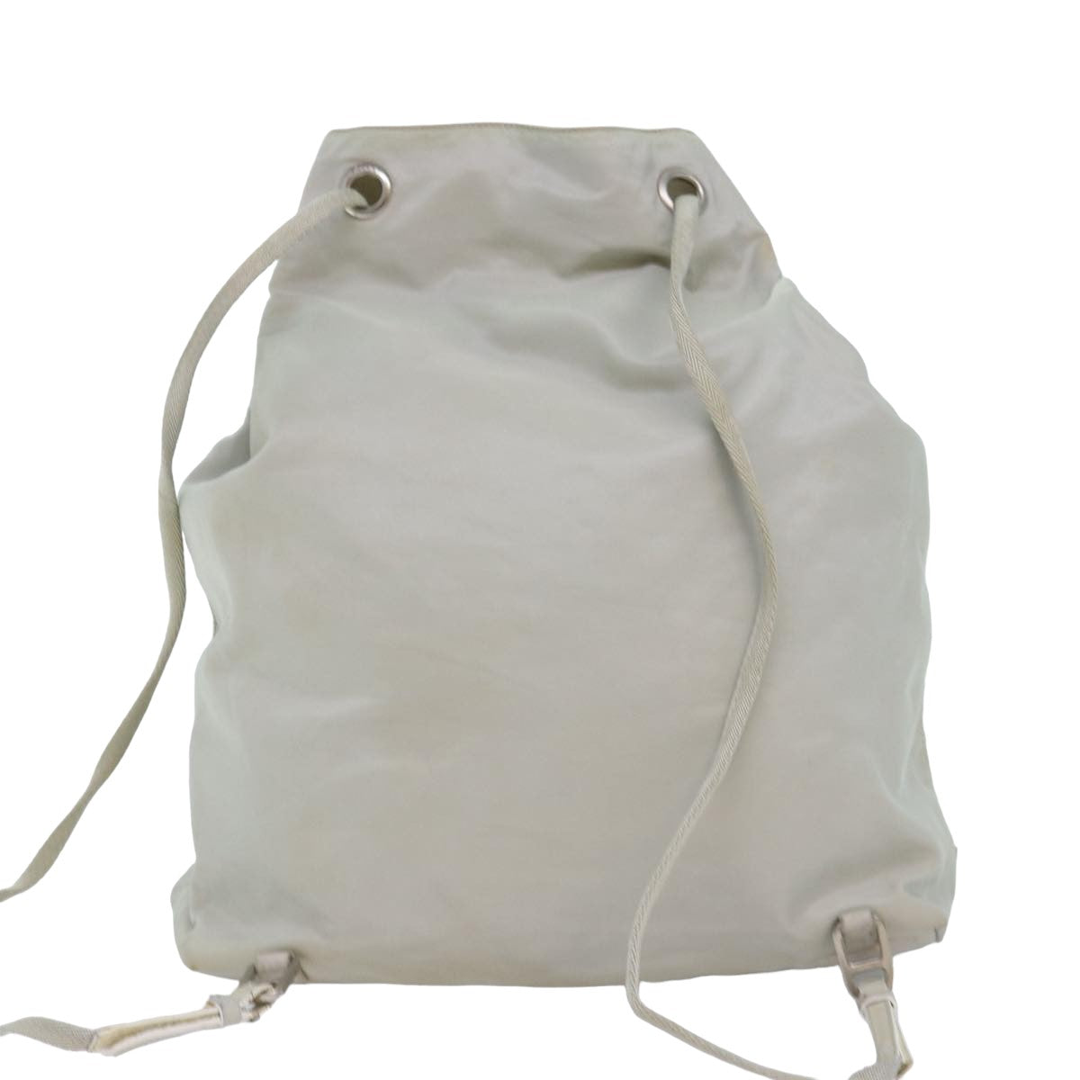 PRADA Backpack Nylon Gray 77401