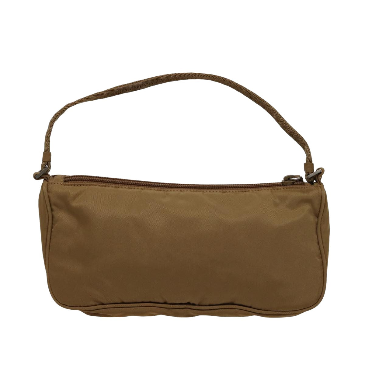 PRADA Accessory Pouch Nylon Beige 77743