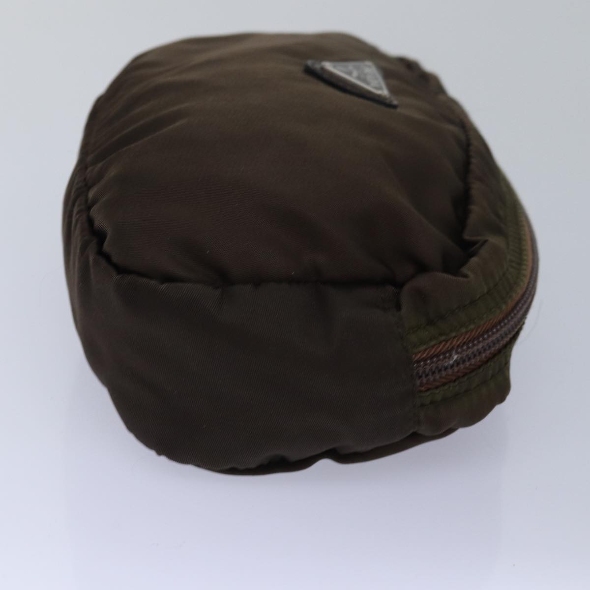 PRADA Pouch Nylon Khaki 77777