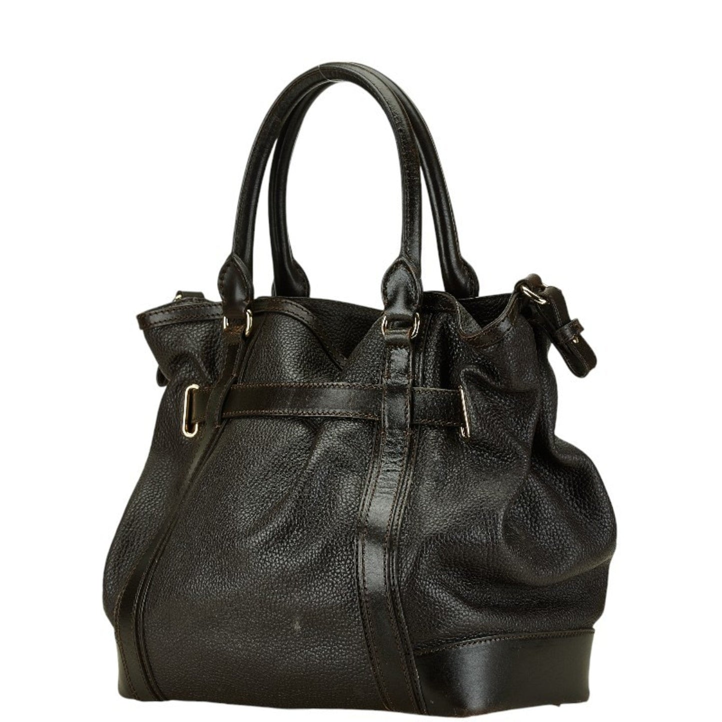 Burberry Leather Handbag Shoulder Bag ()