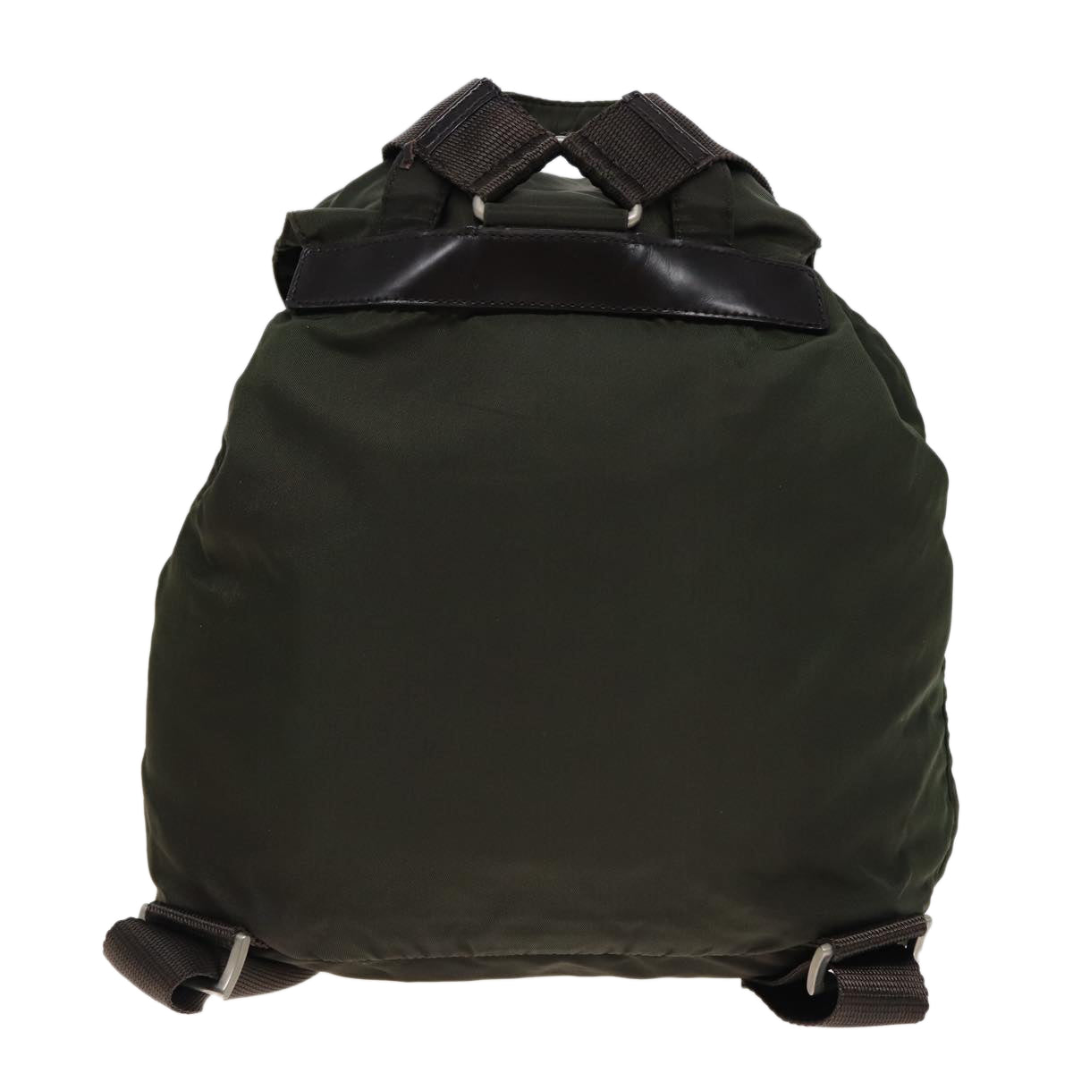 PRADA Shoulder Bag Nylon Khaki 78257