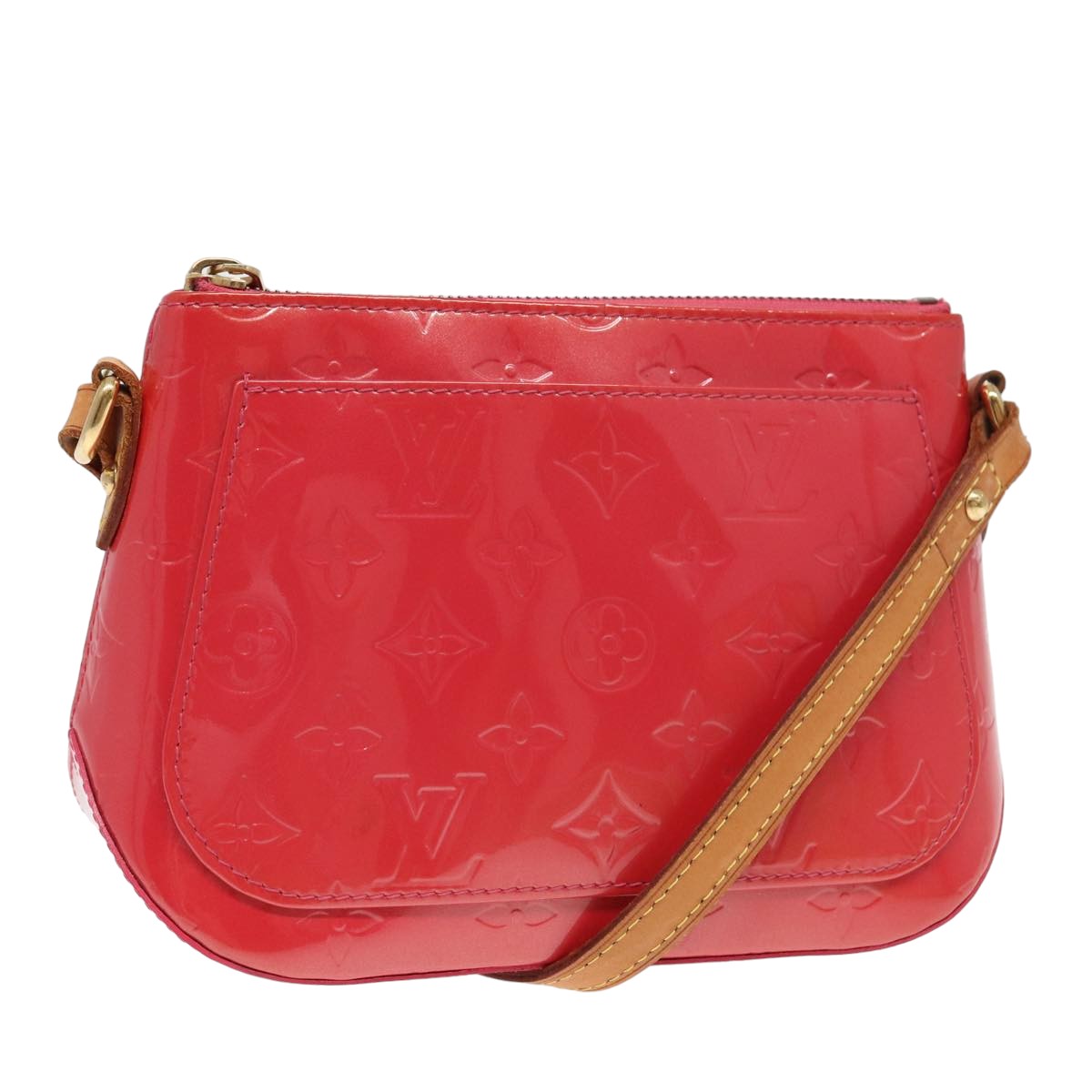 LOUIS VUITTON Monogram Vernis Minna Street Bag Pink Fran Boise M9146F 78353