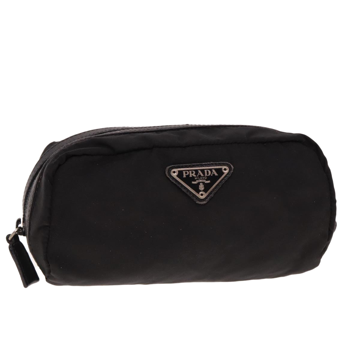 PRADA Pouch Nylon Black 78608