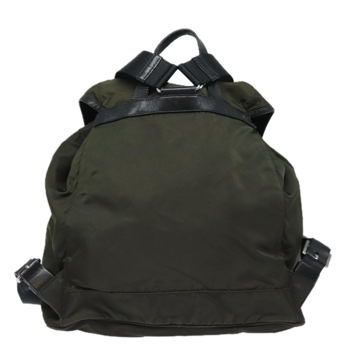 PRADA Backpack Nylon Khaki 78806