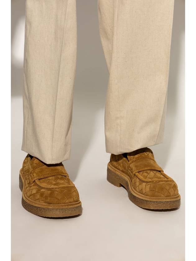 Bottega Veneta Bottega Veneta Suede Shoes Type Loafers, Men's, Brown