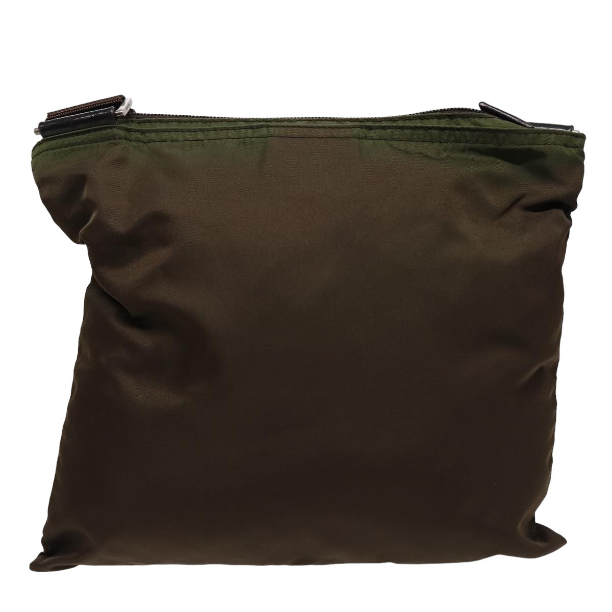 PRADA Shoulder Bag Nylon Khaki Brown 79144