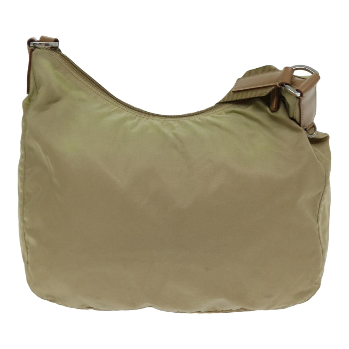PRADA Shoulder Bag Nylon Beige 79150