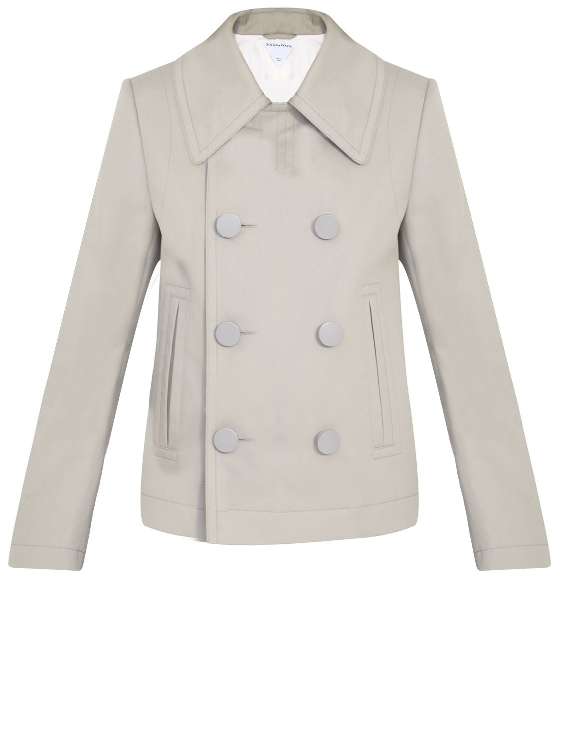 BOTTEGA VENETA Double-Breasted Peacoat (Size 40)