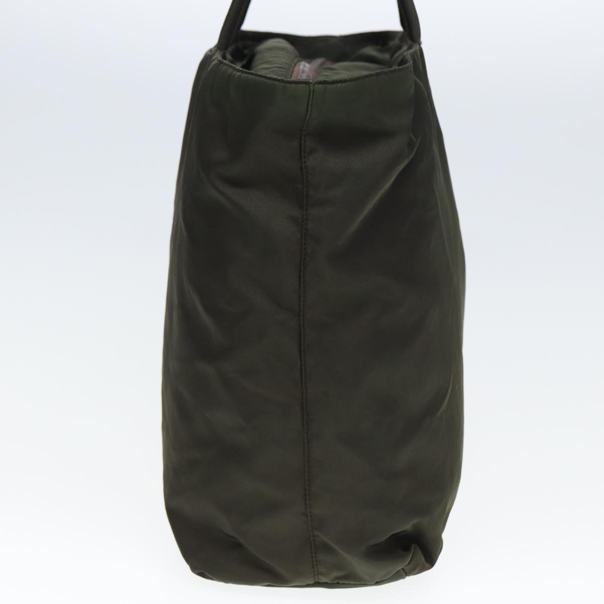 PRADA Hand Bag Nylon Khaki 79523