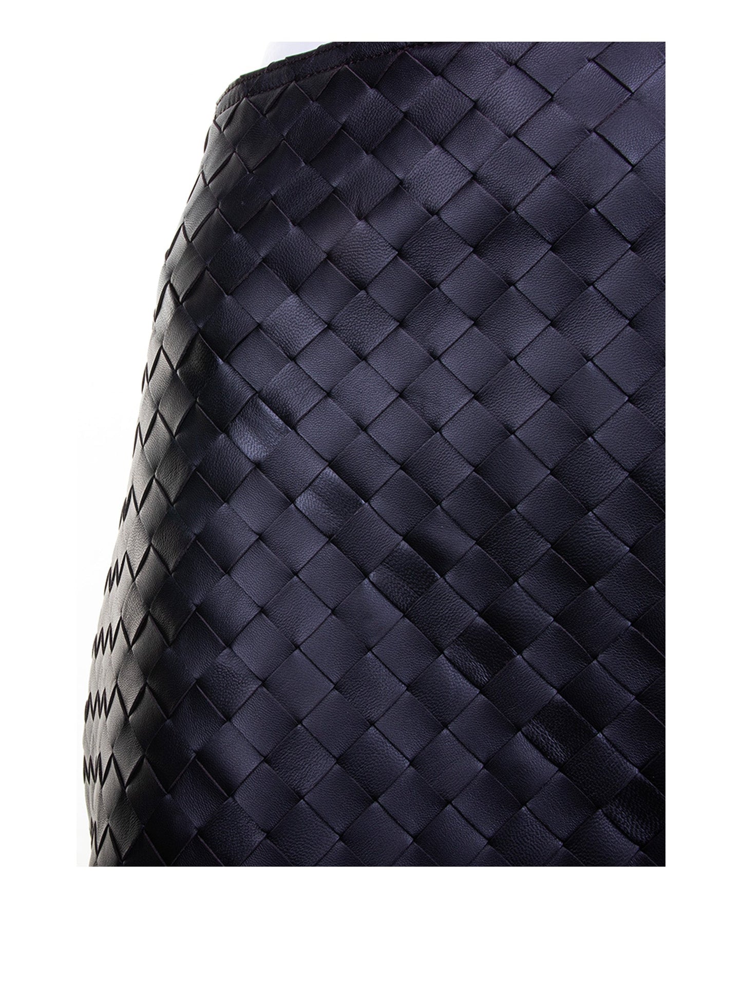 BOTTEGA VENETA Luxe Leather Sheath Midi Skirt