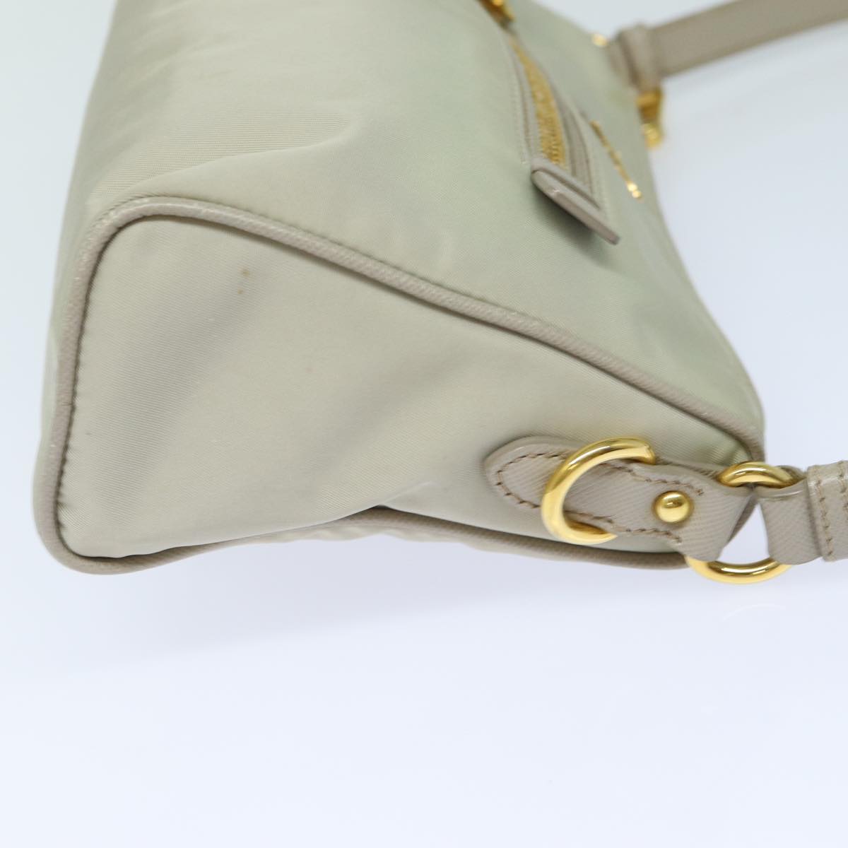 PRADA Shoulder Bag Nylon Gray 79819