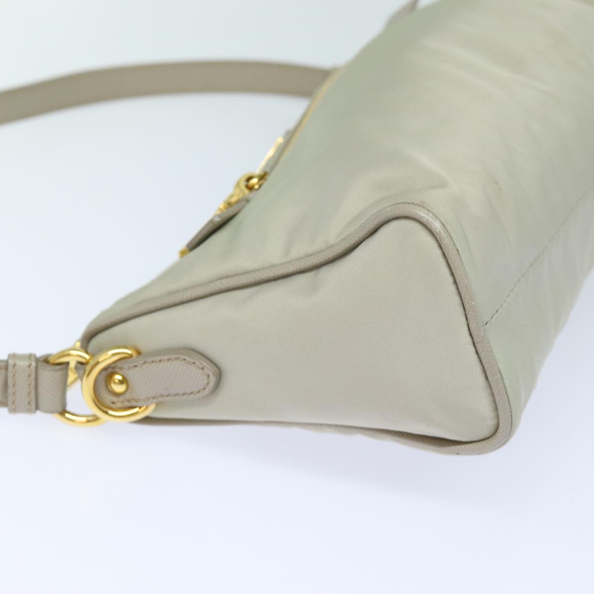 PRADA Shoulder Bag Nylon Gray 79819