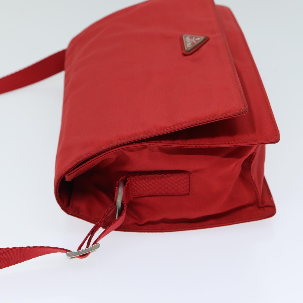 PRADA Shoulder Bag Nylon Red 79904