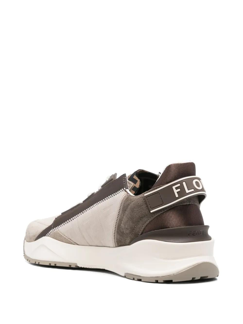 FENDI Low Top Nubuck Slip-On Sneakers