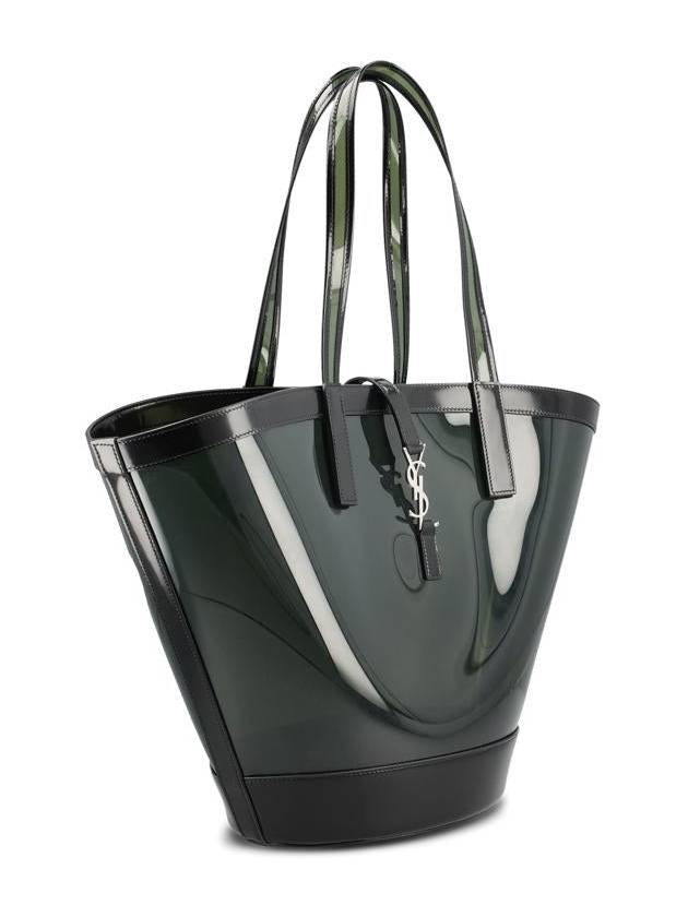 Saint Laurent Medium Panier Tote Bag Green