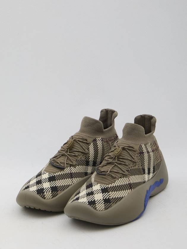 Burberry Check knit Neptune sneakers