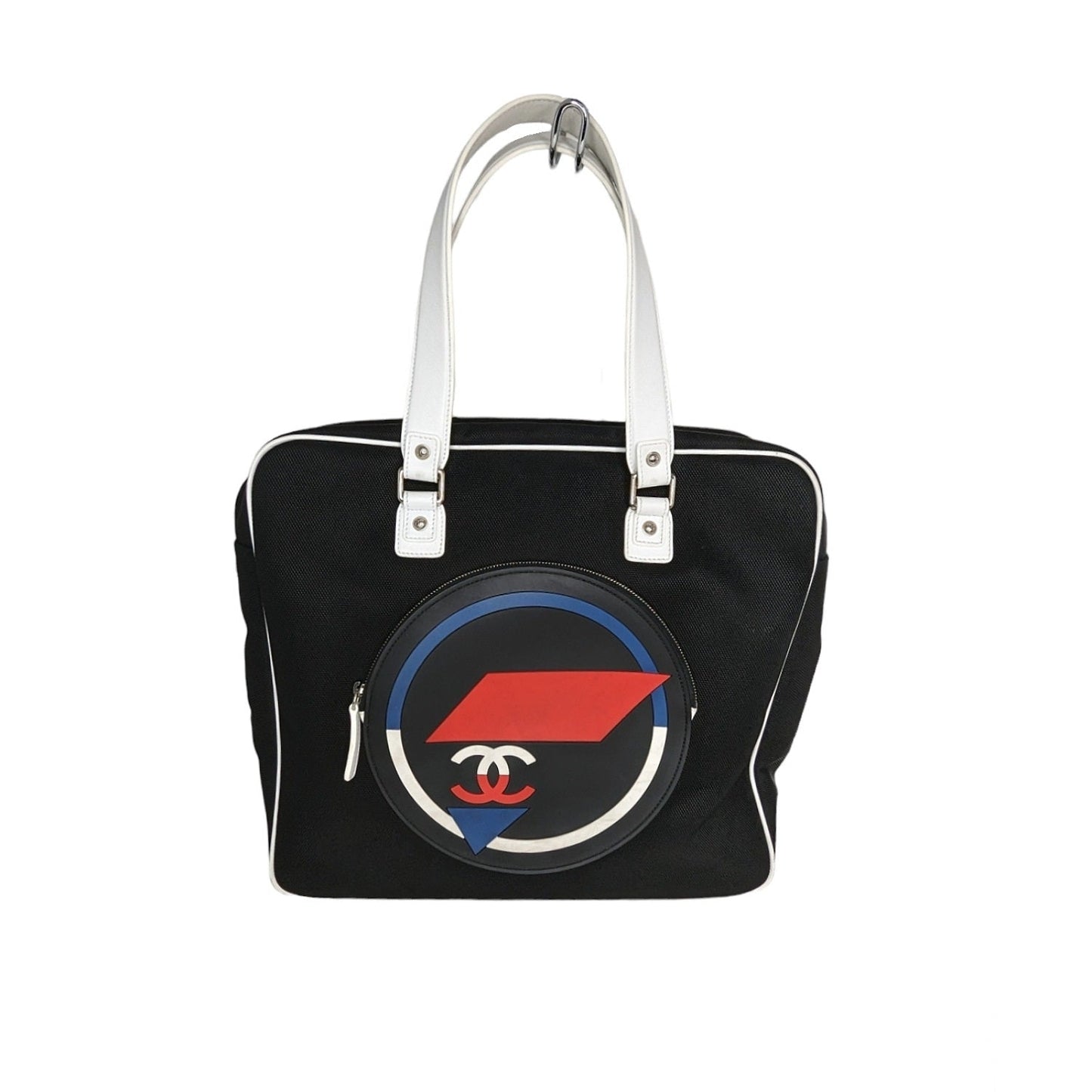 Chanel bag Toile Rubber Leather Large Zipped Airline Shopping Bag
