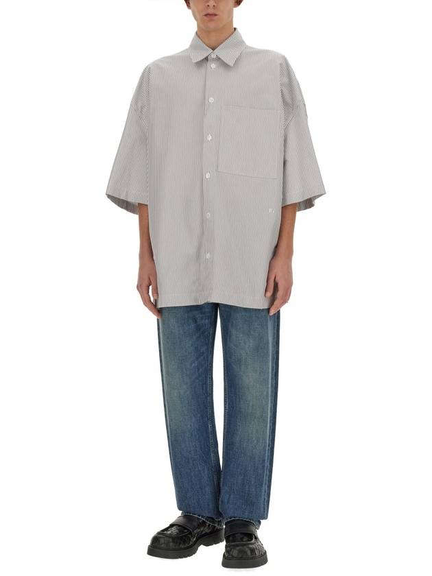 Bottega Veneta 24 ss Boxy Striped Shirt 789370 V3ZA0 1160 B0111077028