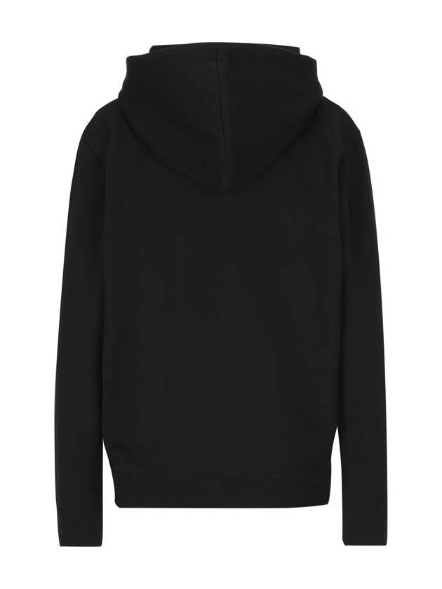 Saint Laurent Signature Logo Hooded Top Black