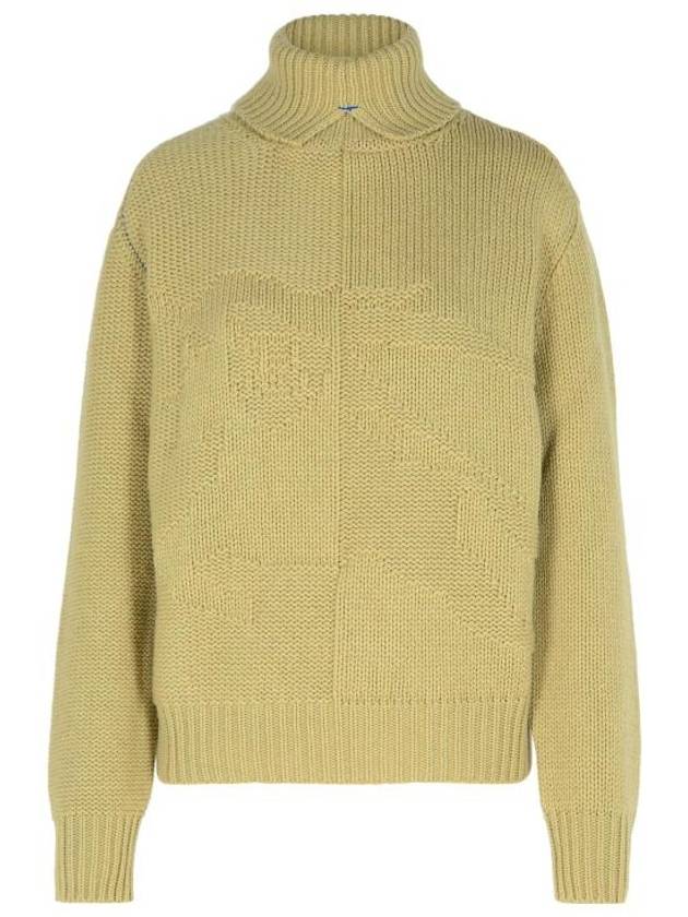 Burberry EKD Roll Neck Cashmere Knit Top Hunter