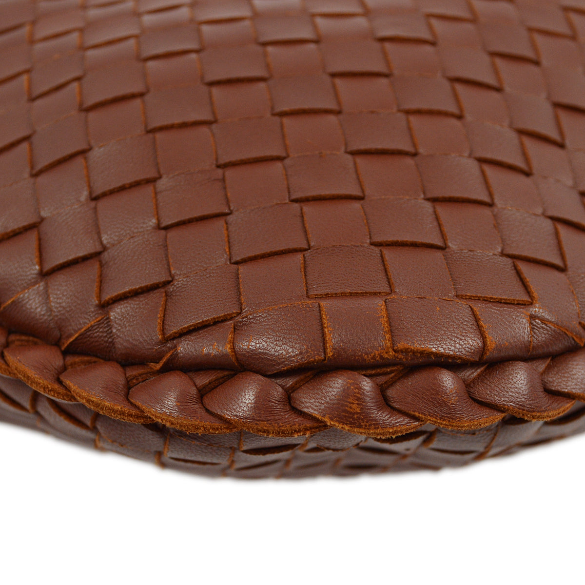 Bottega Veneta Brown Intrecciato Hobo Handbag