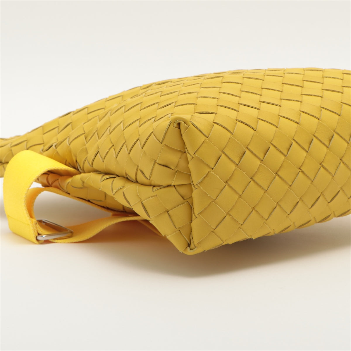 Bottega Veneta Intrecciato Leather Shoulder Bag Yellow